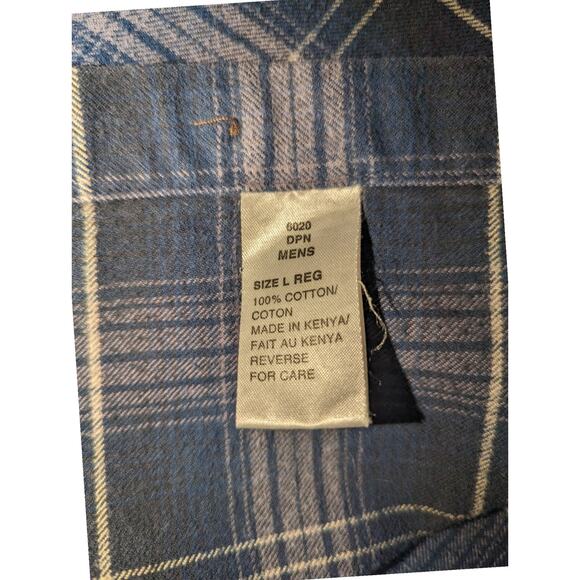 Woolrich 100% Cotton Large Button Down Flannel - Preowned - Picture 3 of 4